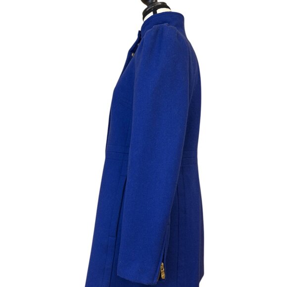 Banana Republic Cobalt Blue Wool Duffle Coat (S) - Picture 2 of 3